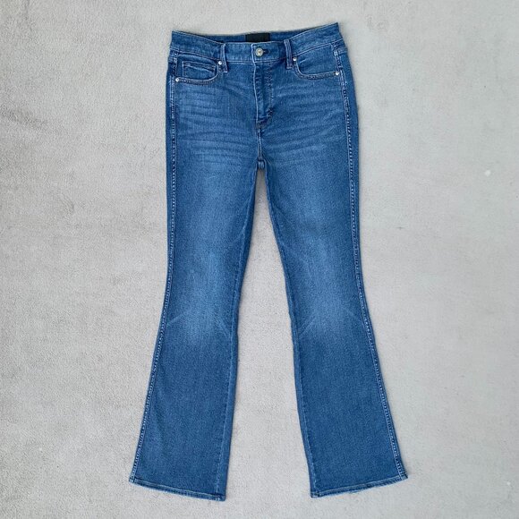 White House Black Market Denim - White House Black Market High Rise Skinny Flare Everyday Soft Jeans Sz6